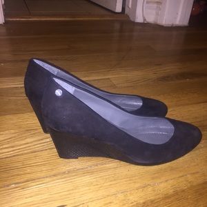 Calvin Klein wedge pumps